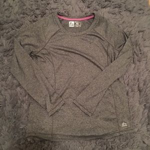 RBX Gray Longsleeve Activewear Top